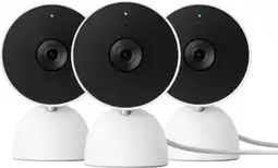 Coolblue Google Nest Cam Indoor Wired 3-pack aanbieding