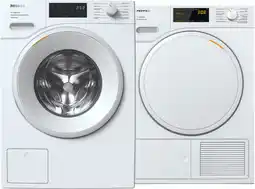 Coolblue Miele WSB 383 WCS PowerWash 2.0 & Steam 125 Edition + Miele TSC 563 WP EcoSpeed aanbieding