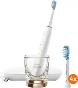 Coolblue Philips Sonicare DiamondClean 9000 HX9911/94 + opzetborstels (4 stuks) aanbieding