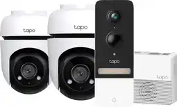 Coolblue TP-Link Tapo C500 2-pack + Smart Battery Video Doorbell D230S1 aanbieding