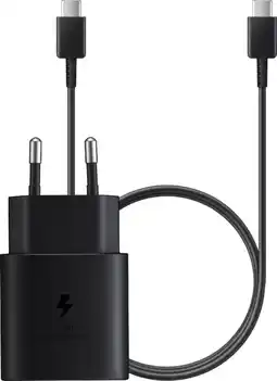 Coolblue Samsung Super Fast Charging Oplader 25W + Usb C Kabel 1m Kunststof Zwart aanbieding