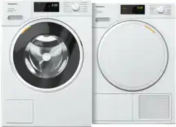 Coolblue Miele WSF 363 WCS PowerWash 2.0 + Miele TSC 563 WP EcoSpeed aanbieding