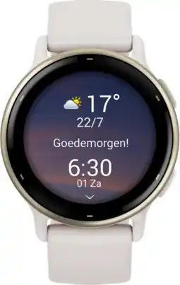 Coolblue Garmin Vivoactive 5 Crème aanbieding