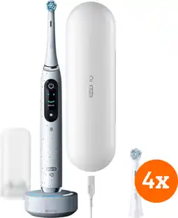 Coolblue Oral-B iO 10 White + iO Ultimate Clean opzetborstels (4 stuks) aanbieding