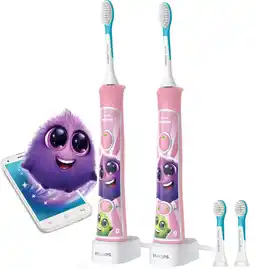 Coolblue Philips Sonicare for Kids Connected HX6352/42 - Duopack aanbieding