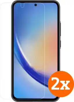 Coolblue BlueBuilt Samsung Galaxy A55 Screenprotector Glas Duo Pack aanbieding