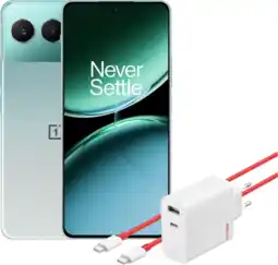 Coolblue OnePlus Nord 4 512GB Groen 5G + OnePlus SuperVOOC Oplader 80W met 2 Poorten aanbieding