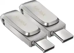Coolblue SanDisk Ultra Dual Drive 3.1 Luxe 128GB Duo Pack aanbieding