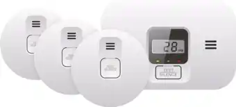 Coolblue ELRO Blue Line CBFS36 Rookmelder 3-pack + Koolmonoxidemelder aanbieding