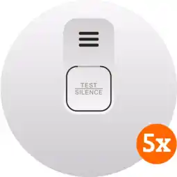 Coolblue ELRO Blue Line CBFS36 Rookmelder 5-pack (5 jaar) aanbieding