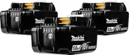 Coolblue Makita BL1850B LXT 18V 5,0 Ah accu 3-pack aanbieding