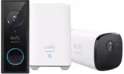 Coolblue Eufy Video Doorbell Battery Set + Eufycam 2 Pro aanbieding