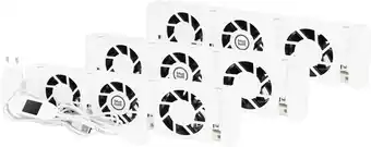 Coolblue BlueBuilt Radiatorventilator Triple Pack aanbieding