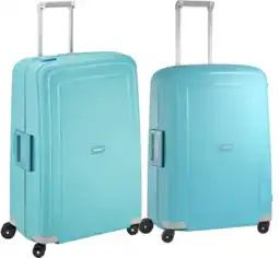 Coolblue Samsonite S'Cure Spinner 69+75cm Aqua Blue Kofferset aanbieding