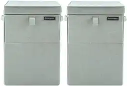 Coolblue Brabantia Corbeilles à Linge Green Lot de 2 aanbieding