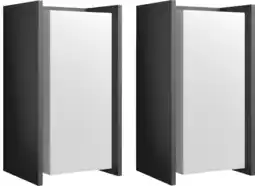Coolblue Philips Hue Turaco Applique Murale White Noir Lot de 2 aanbieding