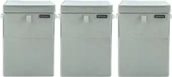 Coolblue Brabantia Corbeilles à Linge Green Lot de 3 aanbieding