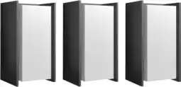 Coolblue Philips Hue Turaco Applique Murale White Noir Lot de 3 aanbieding
