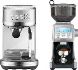 Coolblue Sage the Bambino Plus Acier Inoxydable + Moulin à Café aanbieding