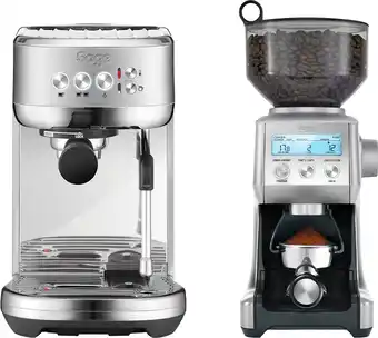 Coolblue Sage the Bambino Plus Acier Inoxydable + Moulin à Café aanbieding