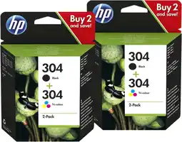Coolblue HP 304 Cartouches Duo Pack Combiné aanbieding