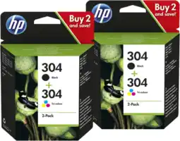 Coolblue HP 304 Cartouches Duo Pack Combiné aanbieding