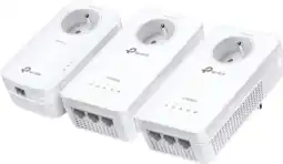 Coolblue TP-Link TL-WPA8635P Kit Wifi 1300 Mbps 3 Adaptateurs aanbieding