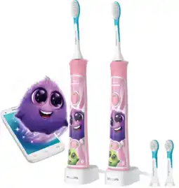 Coolblue Philips Sonicare for Kids Connected HX6352/42 - Lot de 2 aanbieding