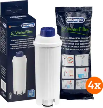 Coolblue De'Longhi Filtre à Eau 4 Pièces aanbieding