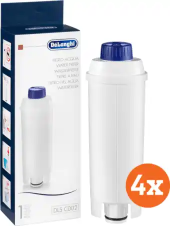 Coolblue De'Longhi Filtre à Eau 4 Pièces aanbieding