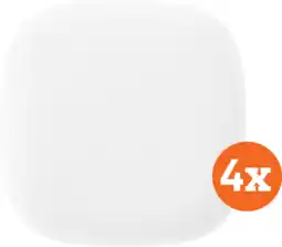 Coolblue Jalo Kupu Détecteur de Fumée Blanc (10 ans) Lot de 4 aanbieding