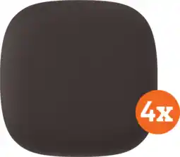 Coolblue Jalo Kupu Détecteur de Fumée Gris Anthracite (10 ans) Lot de 4 aanbieding