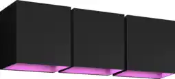 Coolblue Philips Hue Resonate Downward White and Color - Noir Lot de 3 aanbieding