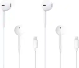 Coolblue Apple EarPods avec Connecteur Lightning Lot de 2 aanbieding