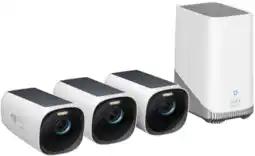 Coolblue EufyCam 3 Lot de 3 + HomeBase 3 aanbieding
