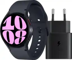 Coolblue Samsung Galaxy Watch 6 Noir 40 mm + Samsung Chargeur aanbieding