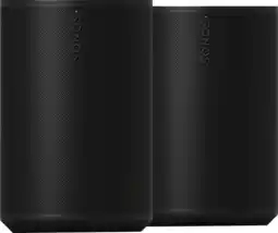 Coolblue Sonos Era 100 Noir Lot de 2 aanbieding