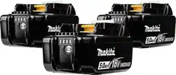 Coolblue Makita BL1850B Batterie LXT 18 V 5,0 Ah Lot de 3 aanbieding