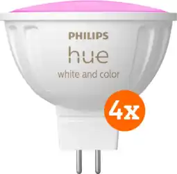 Coolblue Philips Hue Spot White and Color MR16 Lot de 4 aanbieding