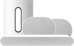 Coolblue Sonos Ray Blanc + 2x Era 300 Blanc + Sub Mini Blanc aanbieding