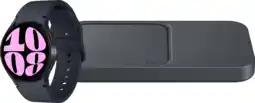 Coolblue Samsung Galaxy Watch 6 Noir 40 mm + Samsung Chargeur Sans Fil Duo aanbieding