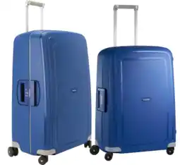 Coolblue Samsonite S'Cure Valise à 4 Roulettes 69 + 75 cm Bleu Foncé Set de Valises aanbieding