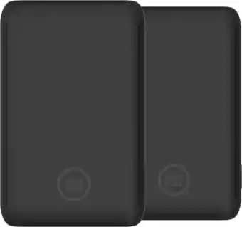 Coolblue BlueBuilt Batterie Externe avec Charge Rapide 10 000 mAh Lot de 2 Noir aanbieding