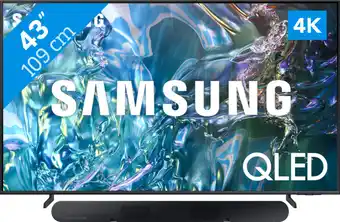 Coolblue Samsung QLED 4K 43Q64D (2024) + Barre de Son aanbieding