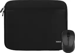 Coolblue BlueBuilt Housse pour Ordinateurs Portables Largeur 33 cm 14 Pouces S Noir + Nexum Souris Sans Fil aanbieding