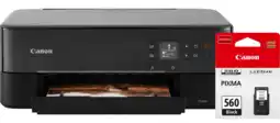 Coolblue Canon PIXMA TS5350I + 1 cartouche noire supplémentaire aanbieding