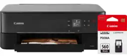 Coolblue Canon PIXMA TS5350I + 1 cartouche noire supplémentaire aanbieding