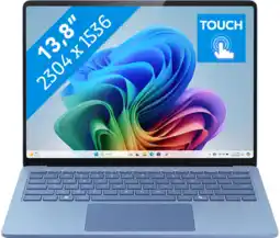 Coolblue Microsoft Surface Laptop Copilot+ PC 13,8 Snapdragon X Plus / 16 Go / 512 Go Maya AZERTY aanbieding