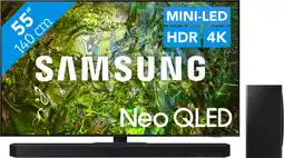 Coolblue Samsung Neo QLED 4K 55QN90D (2024) + Barre de Son aanbieding