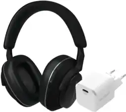 Coolblue Bowers & Wilkins Px7 S2e Noir + BlueBuilt Power Delivery Chargeur avec Port USB-C 20 W Blanc aanbieding